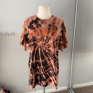Vintage Majestic Giants Tie-Dye T-Shirt 2000